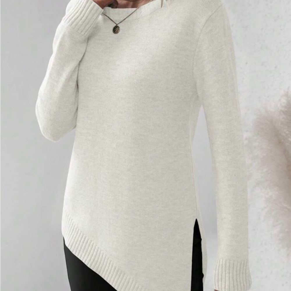 Elegant Cream Sweater for Women